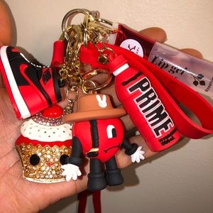 Red hype keychain